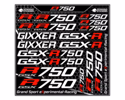 GSX-R750 Sticker kit