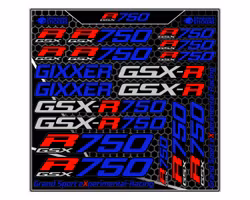 GSX-R750 Sticker kit