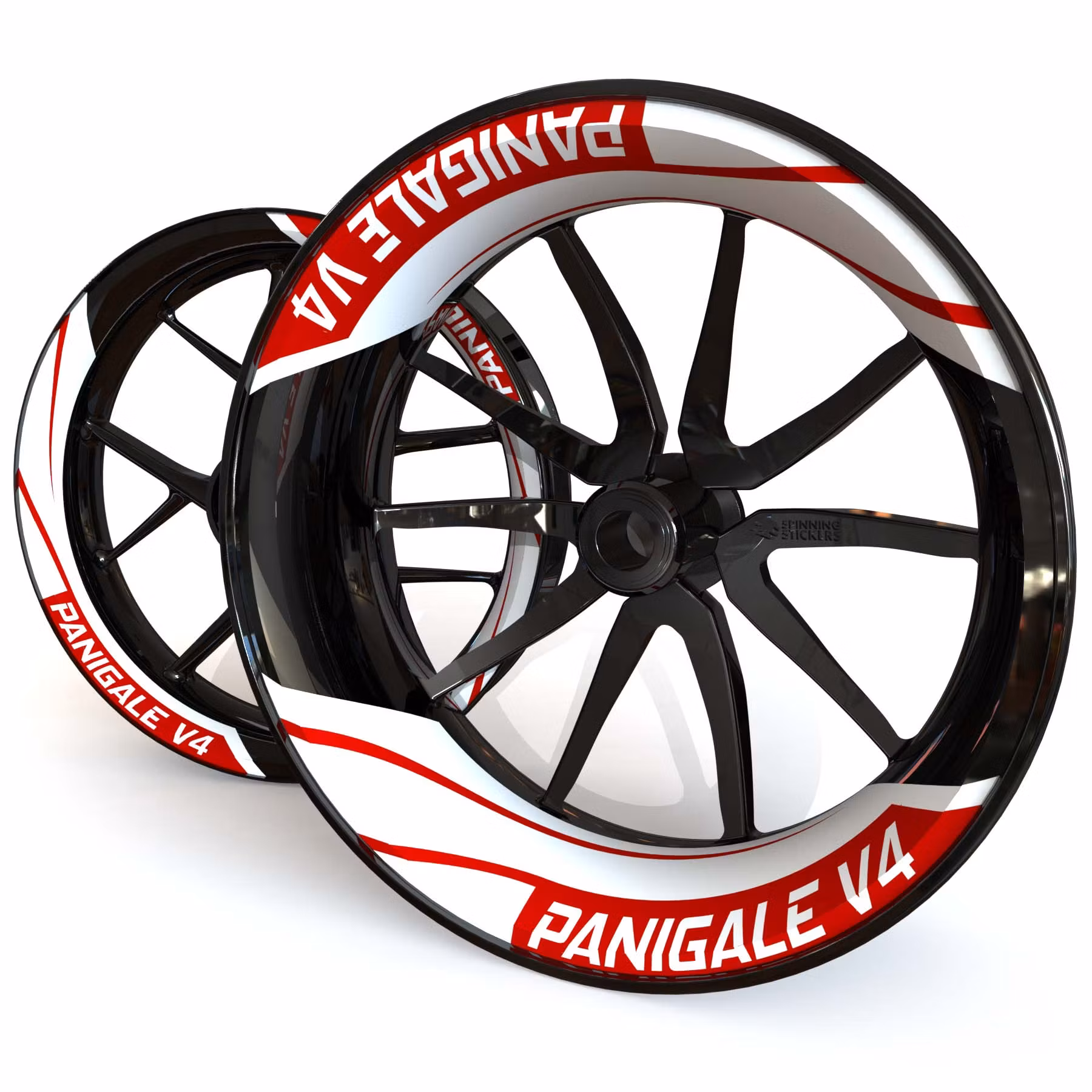 Panigale V4 Wheel Stickers - "Tritone"