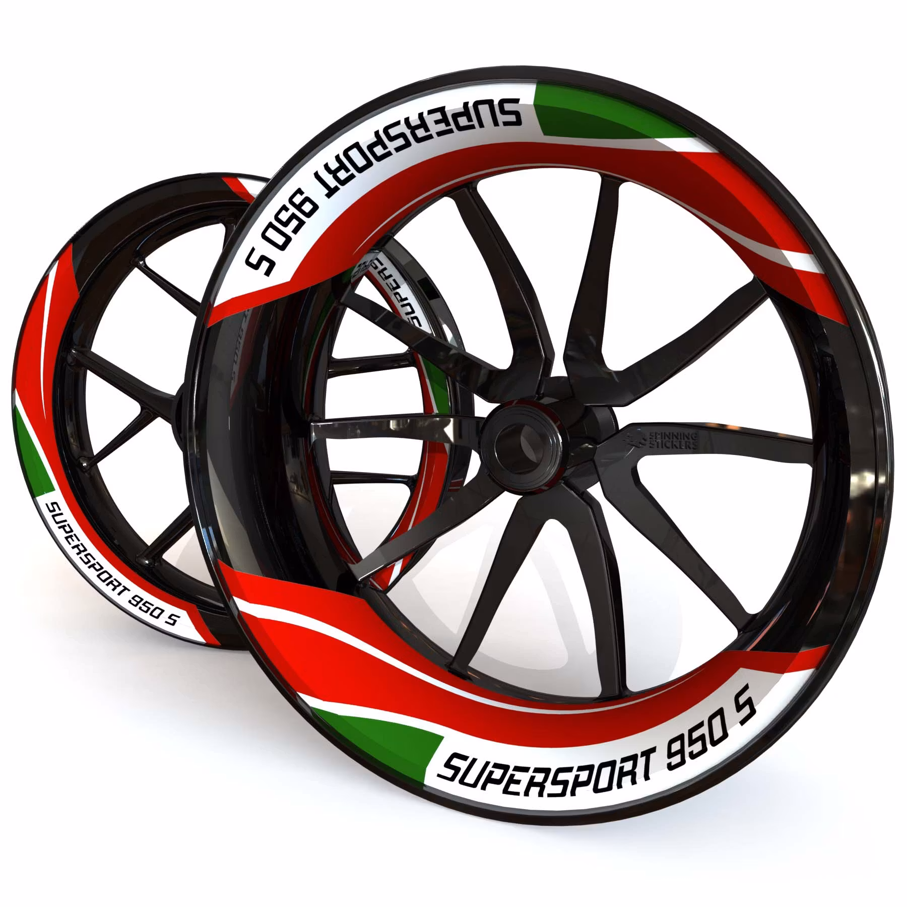 SuperSport 950 S Stickers de jantes - "Tritone"