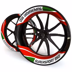 SuperSport 950 Wheel Stickers - "Tritone"