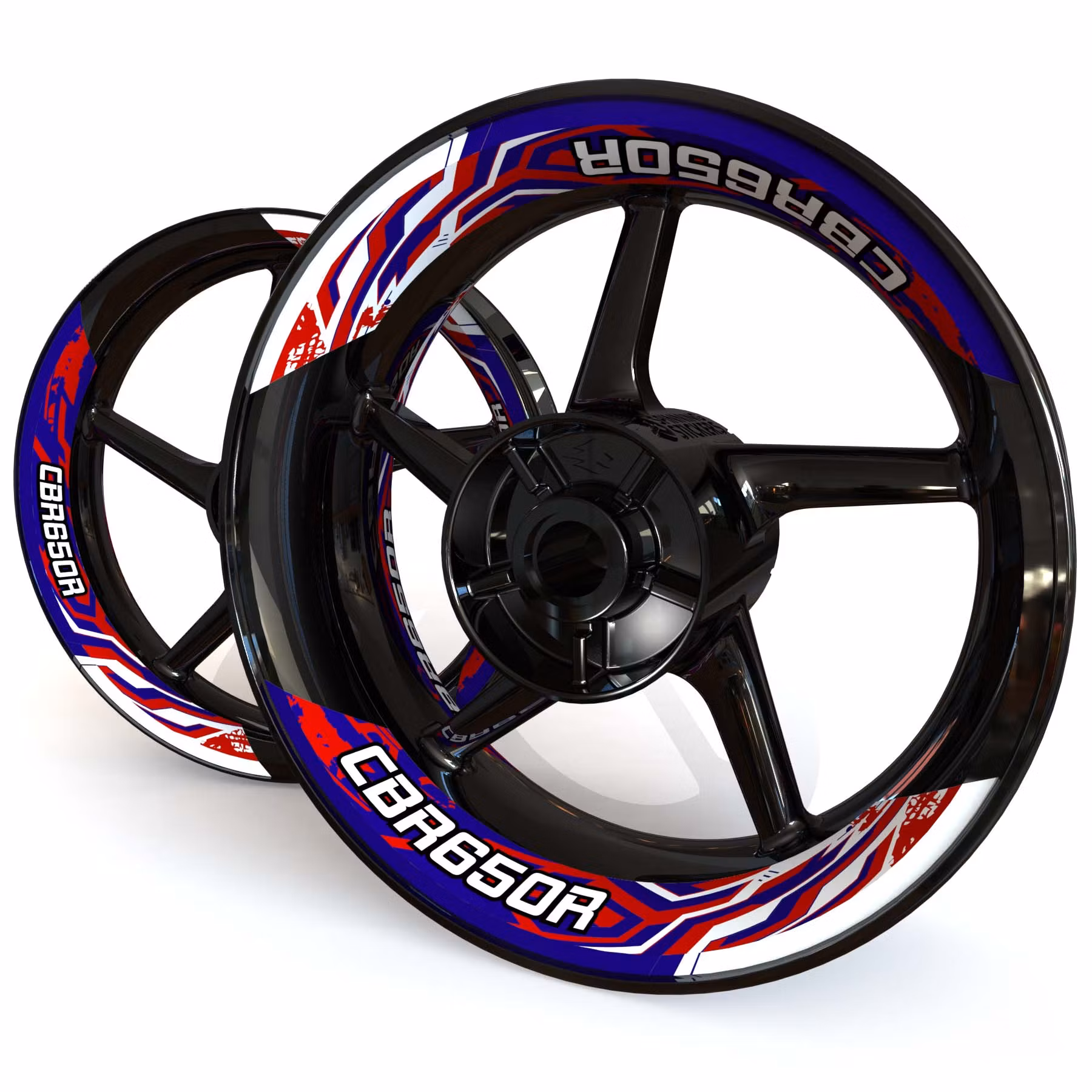 CBR650R Wheel Stickers - "Blaze"