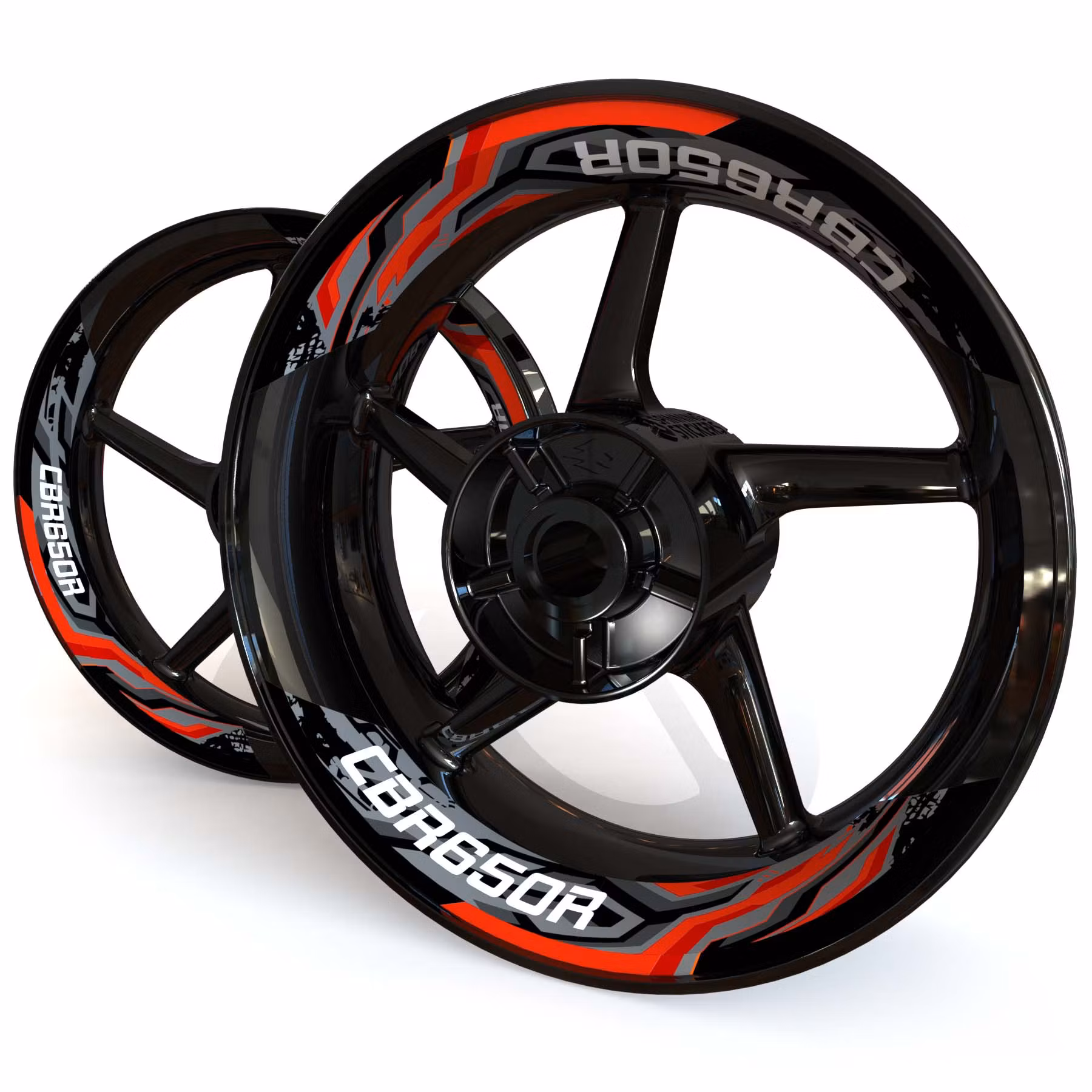 CBR650R Wheel Stickers - "Blaze"
