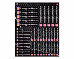 Instagram Sticker kit - XL - "Small text"