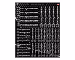 Instagram Social Media Aufkleber-Kit XL