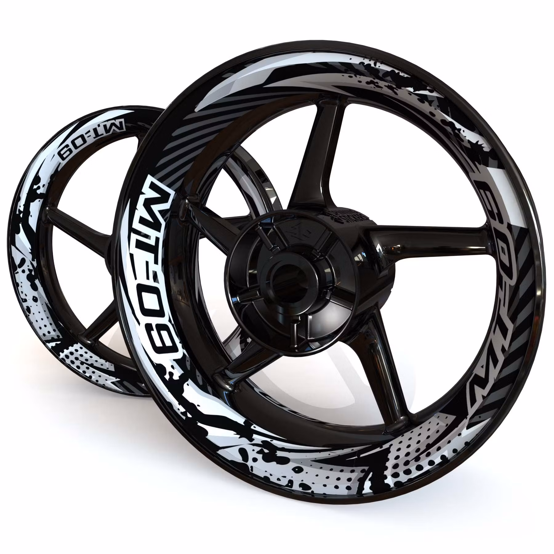 "MT-09" Adesivi per cerchioni - "Wrath"