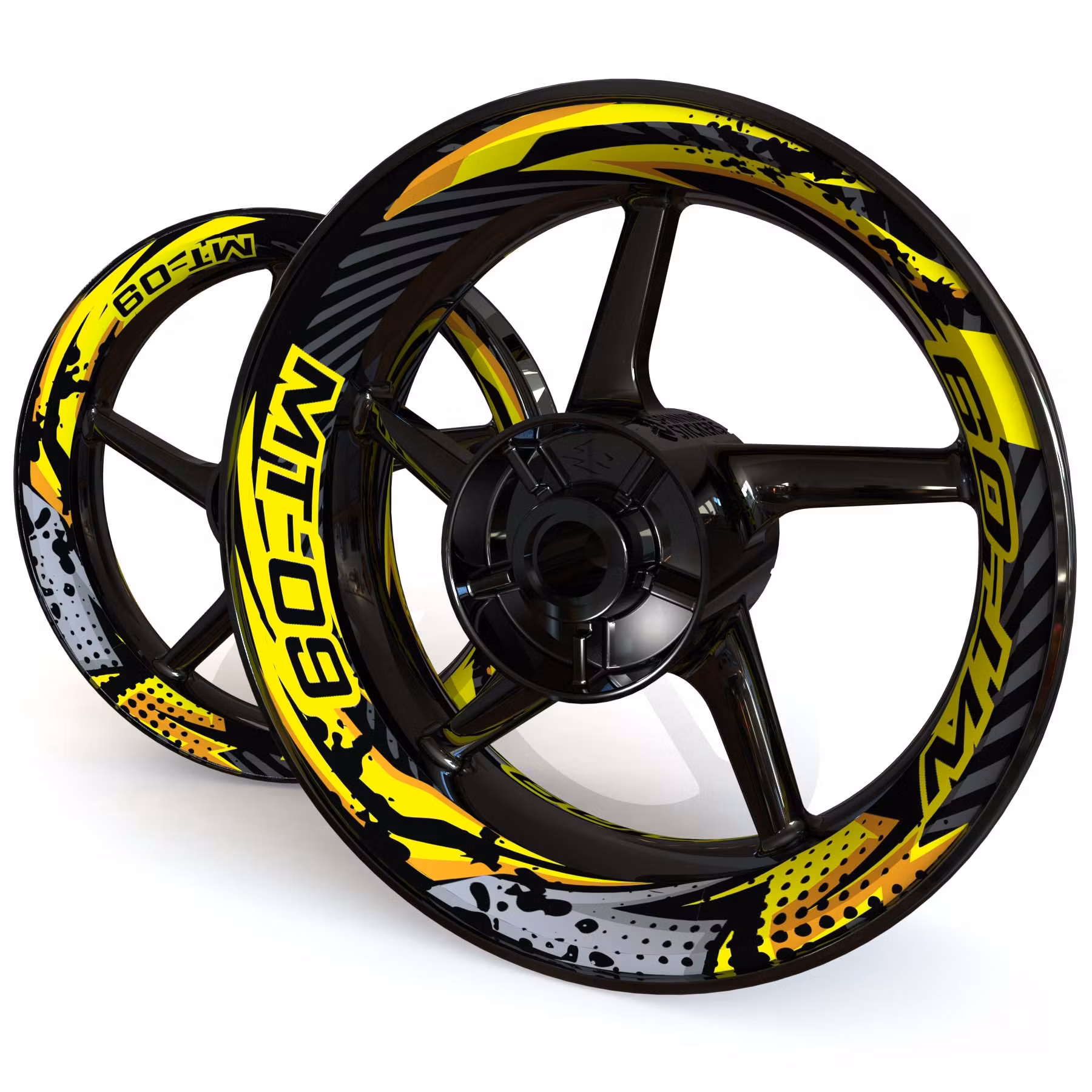 "MT-09" Adesivi per cerchioni - "Wrath"