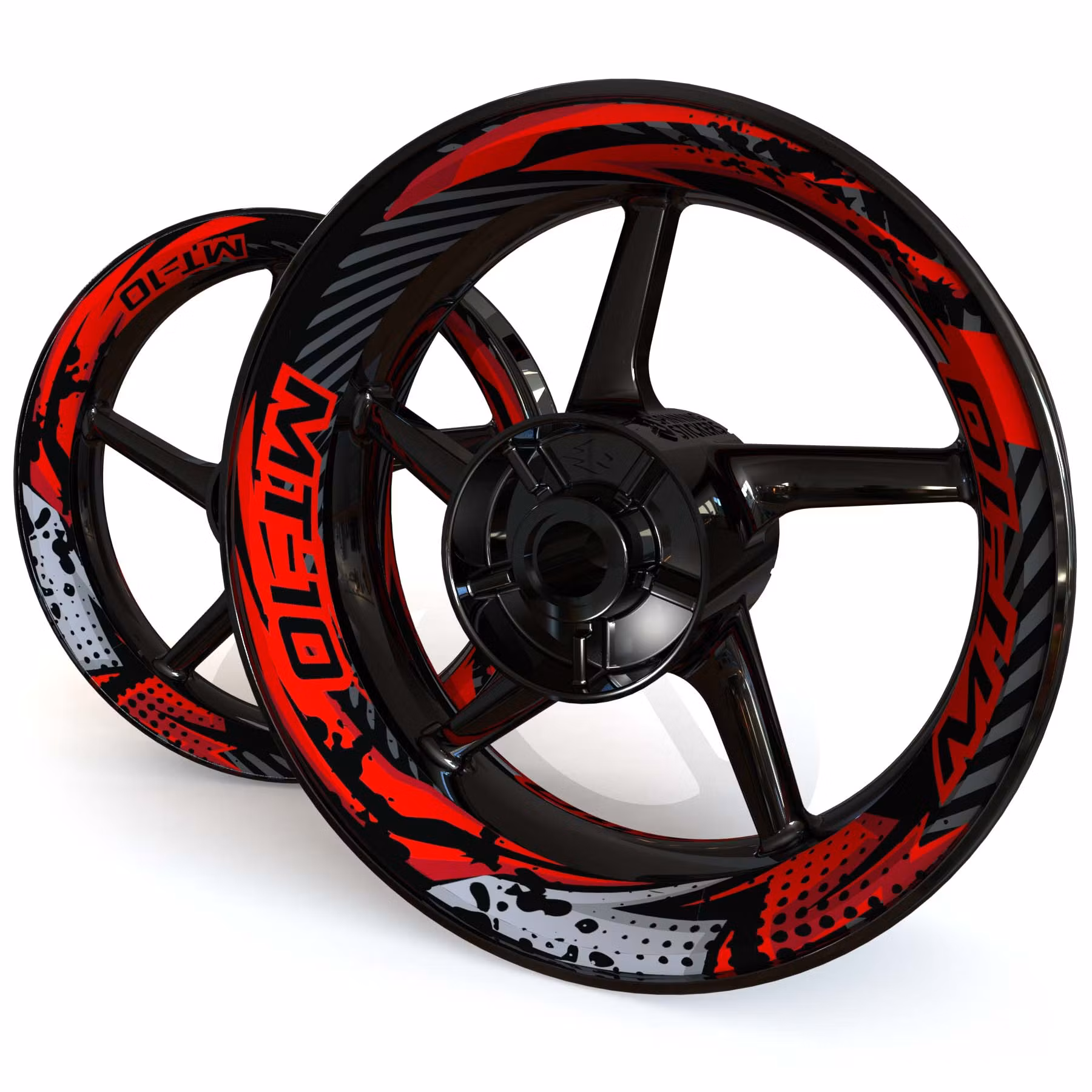 "MT-10" Velg Stickers - "Wrath"