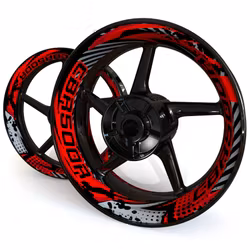 CBR500R Wheel Stickers - "Wrath"