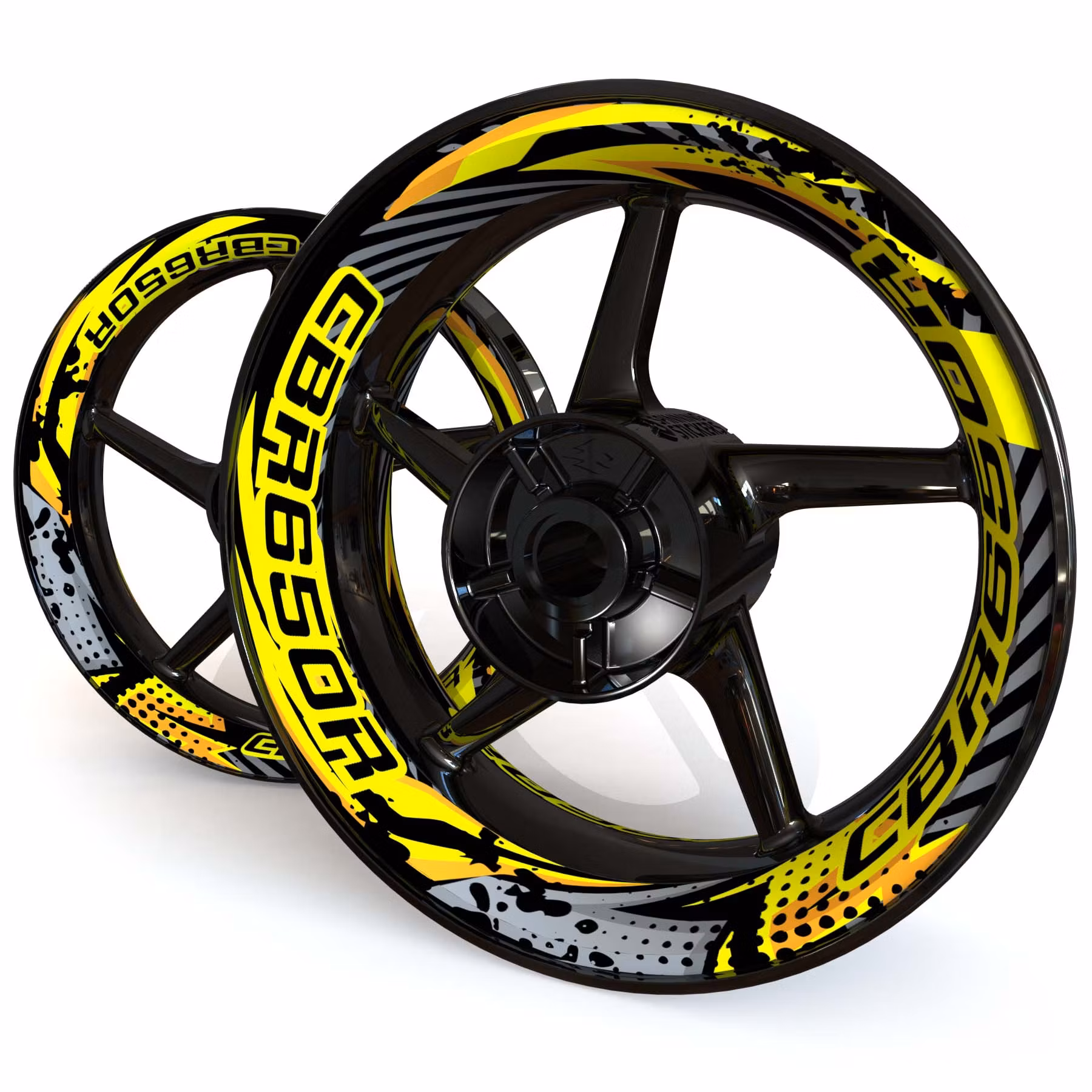 CBR650R Wheel Stickers - "Wrath"