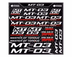 MT-03 sticker kit