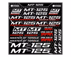 Yamaha MT 125 stickerset