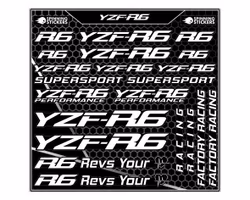 Yamaha YZF-R6 Kit d'autocollants