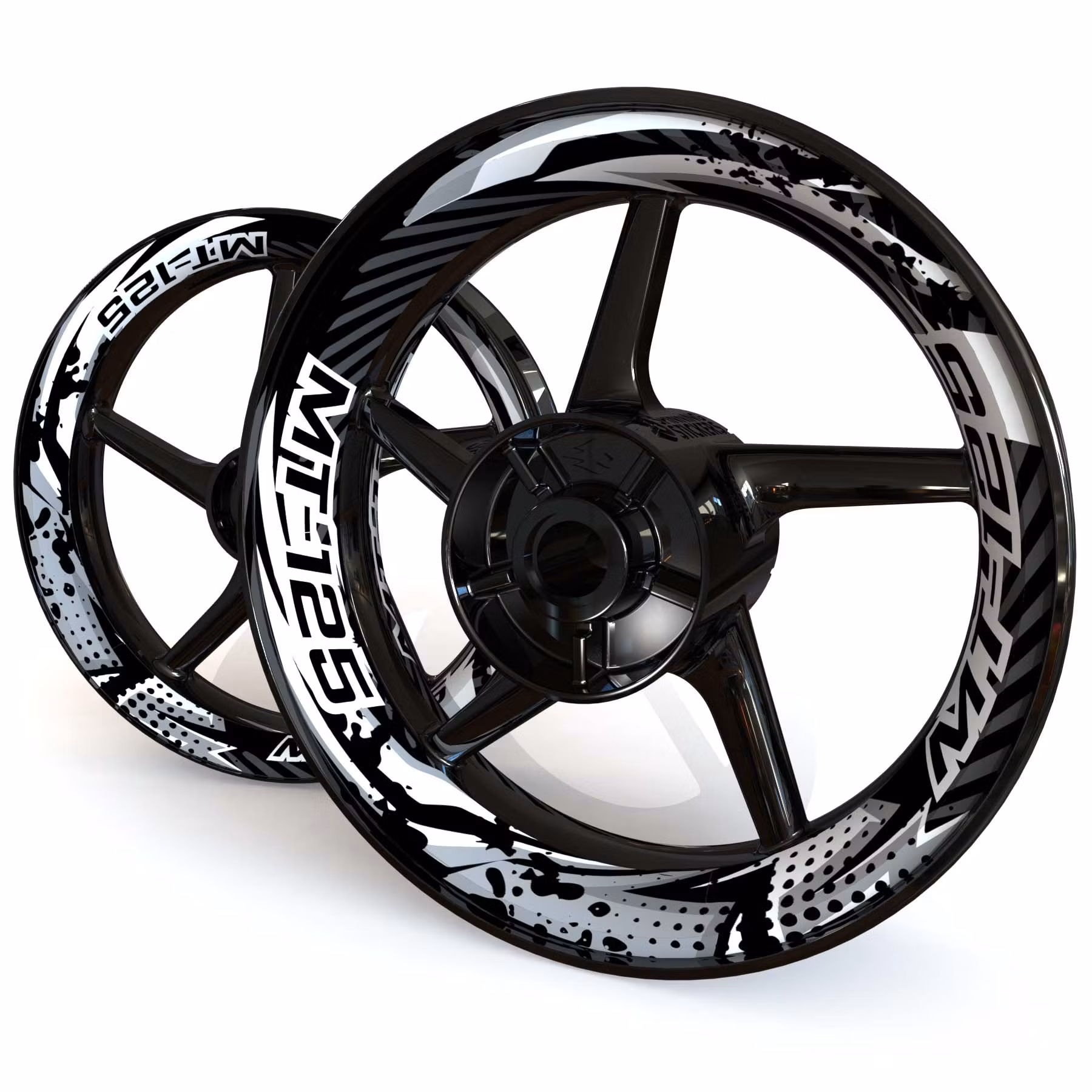 "MT-125" Adesivi per cerchioni - "Wrath"