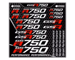 GSR750 sticker kit