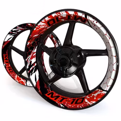 MT-10 Wheel Stickers - "Riot"