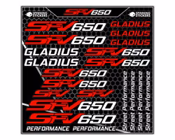 SFV650 Gladius sticker kit