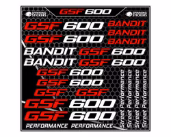 GSF600 sticker kit