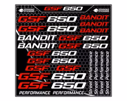 GSF650 sticker kit