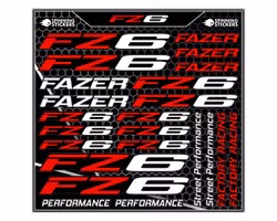 Yamaha FZ6 Aufklebersatz