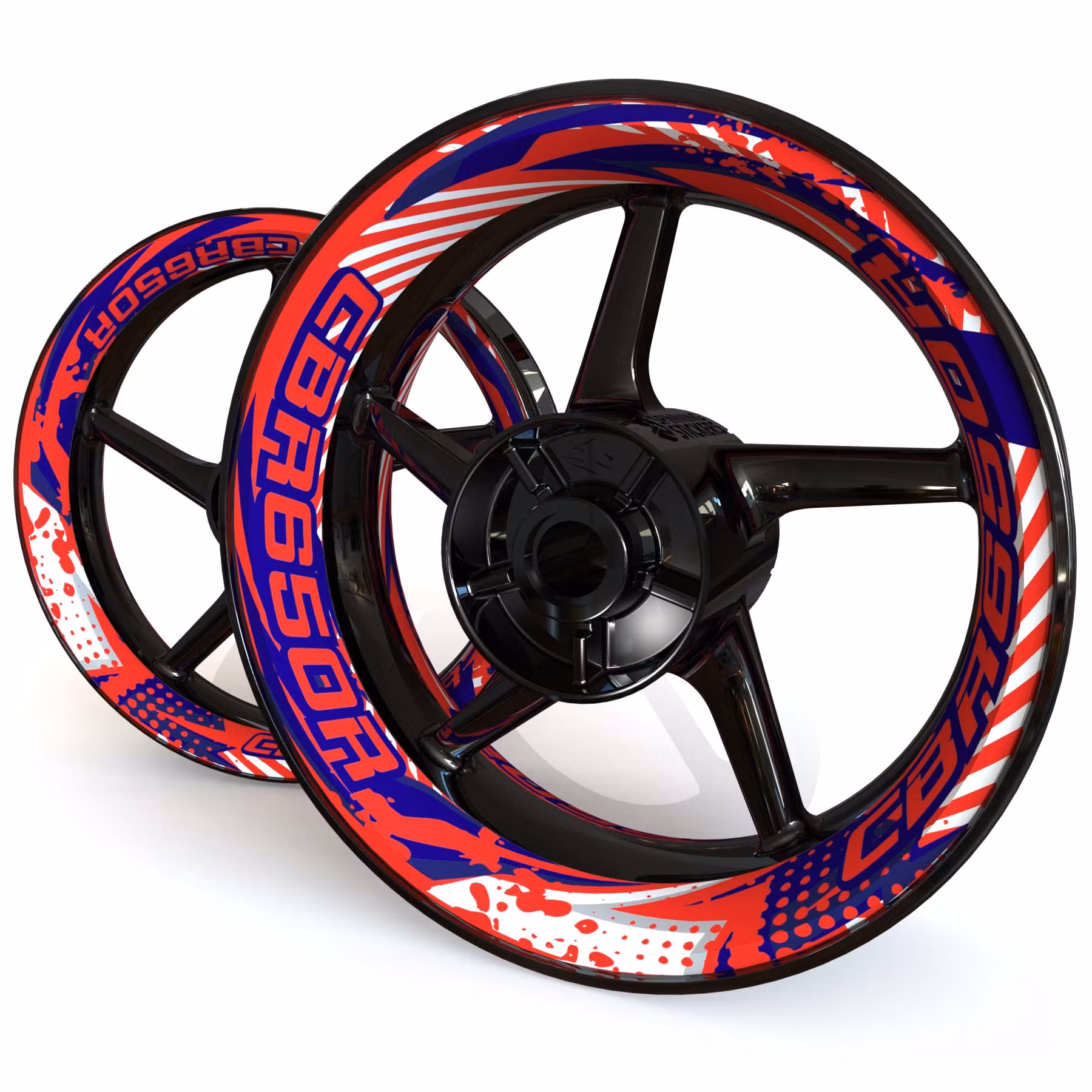 CBR650R Wheel Stickers - "Wrath"