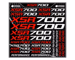 XSR700 Sticker kit