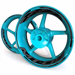 MT-09 Wheel Stickers - "Checker"