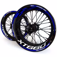 XT660 Wheel Stickers - "Checker"