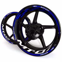 MT-07 Wheel Stickers - "Checker"