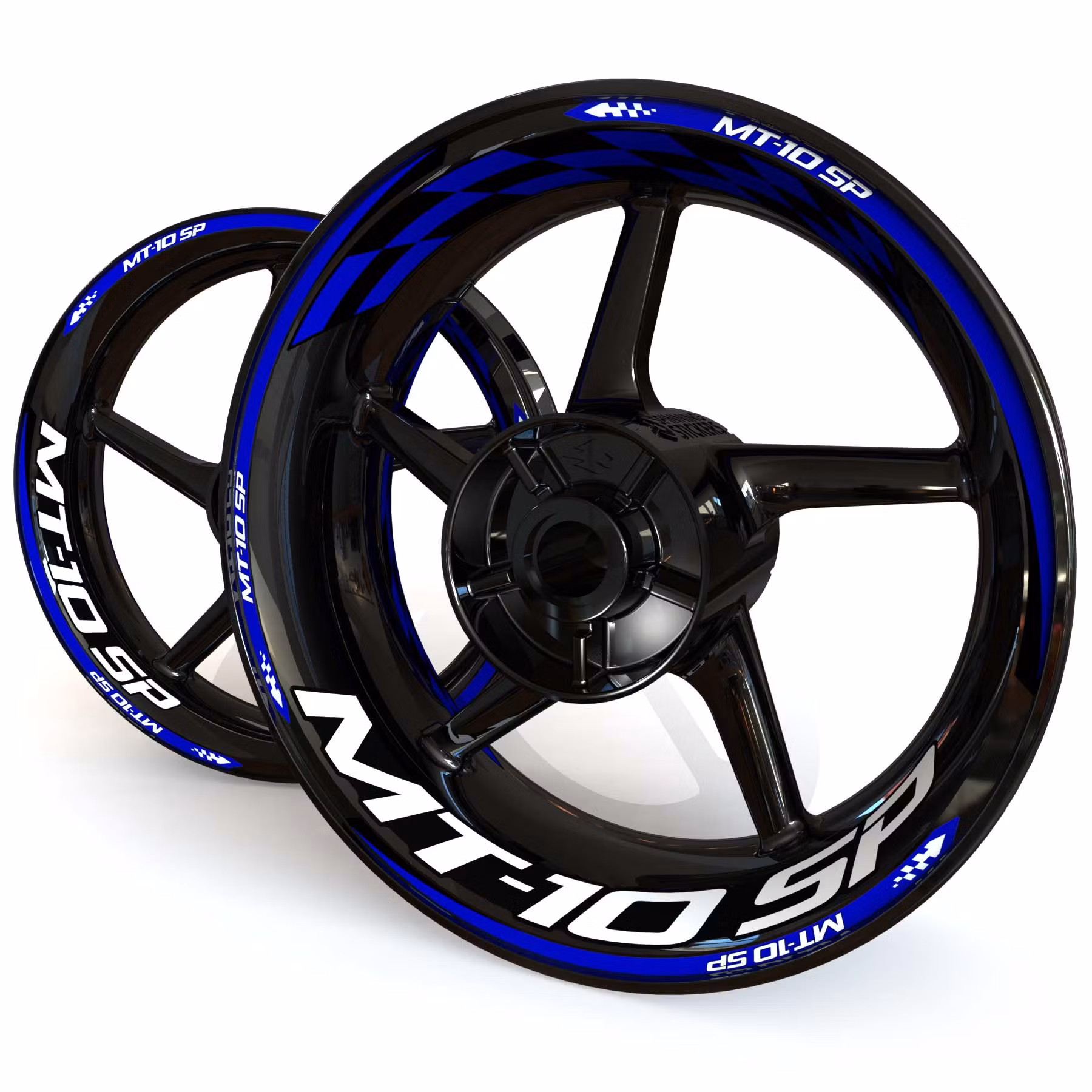 MT-10 SP Felgenaufkleber - "Checker"