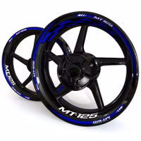 MT-125 Wheel Stickers - "Checker"