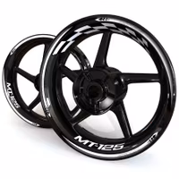MT-125 Wheel Stickers - "Checker"