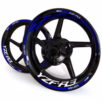 YZF-R3 Wheel Stickers - "Checker"