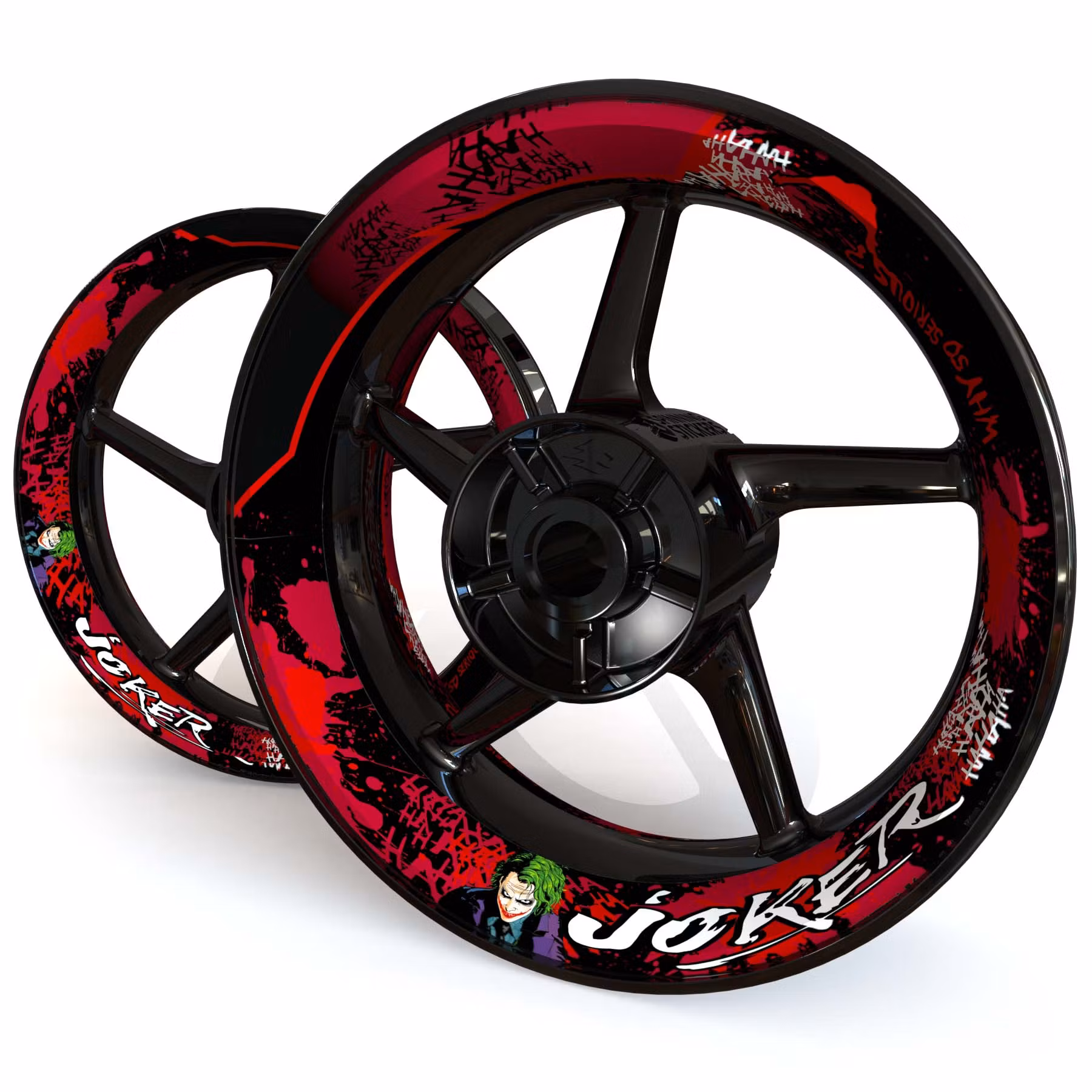 "Joker" Wheel Stickers
