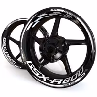 GSX-R 600 Wheel Stickers - "Checker"