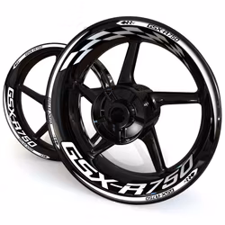 GSX-R 750 Wheel Stickers - "Checker"
