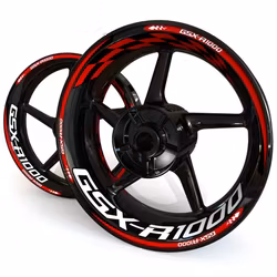 GSX-R 1000 Wheel Stickers - "Checker"