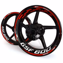 GSF600 Fälgdekaler - "Checker"