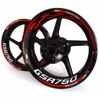 GSR750 Wheel Stickers - "Checker"