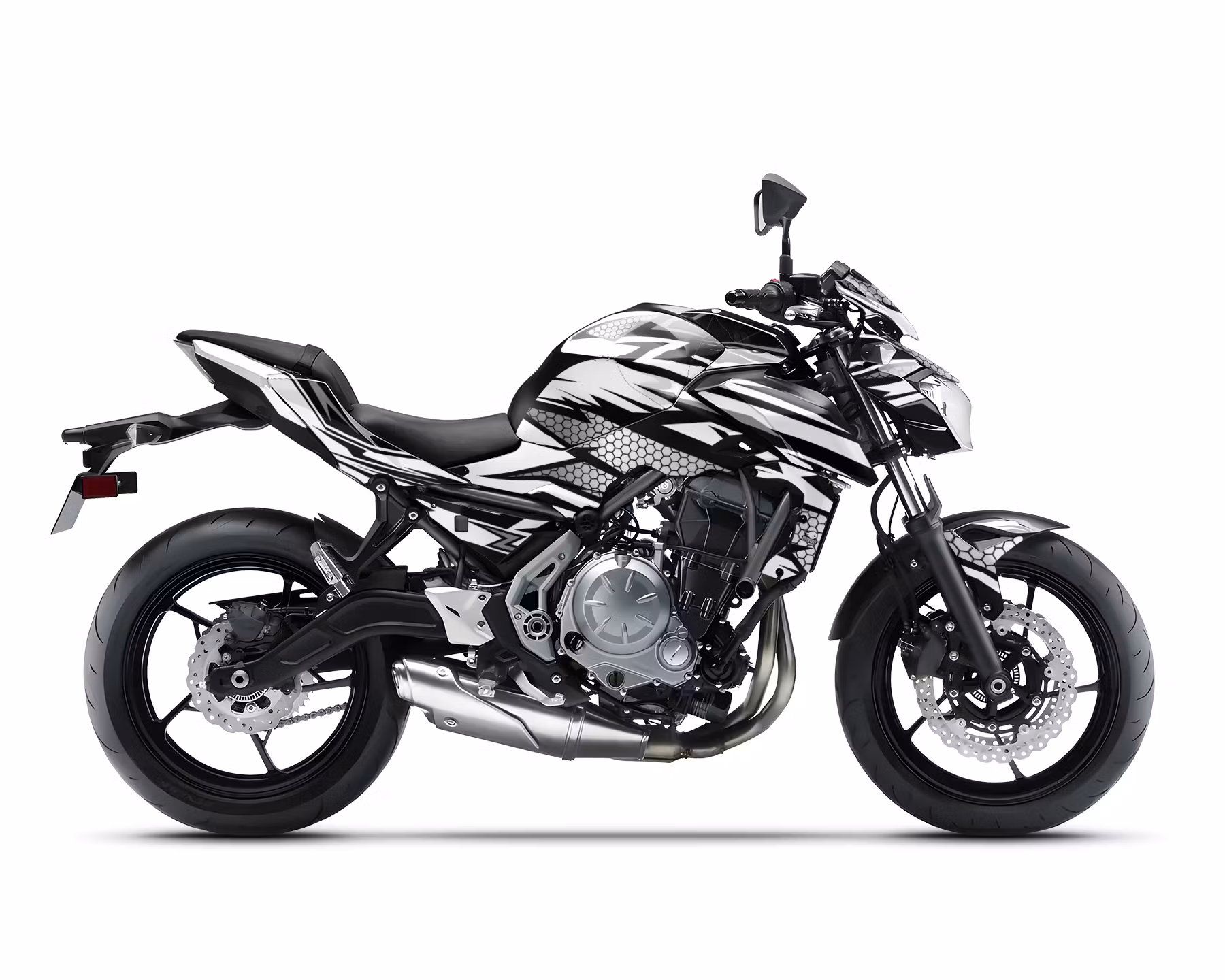 "Hexagon" Graphics - Fits Z650