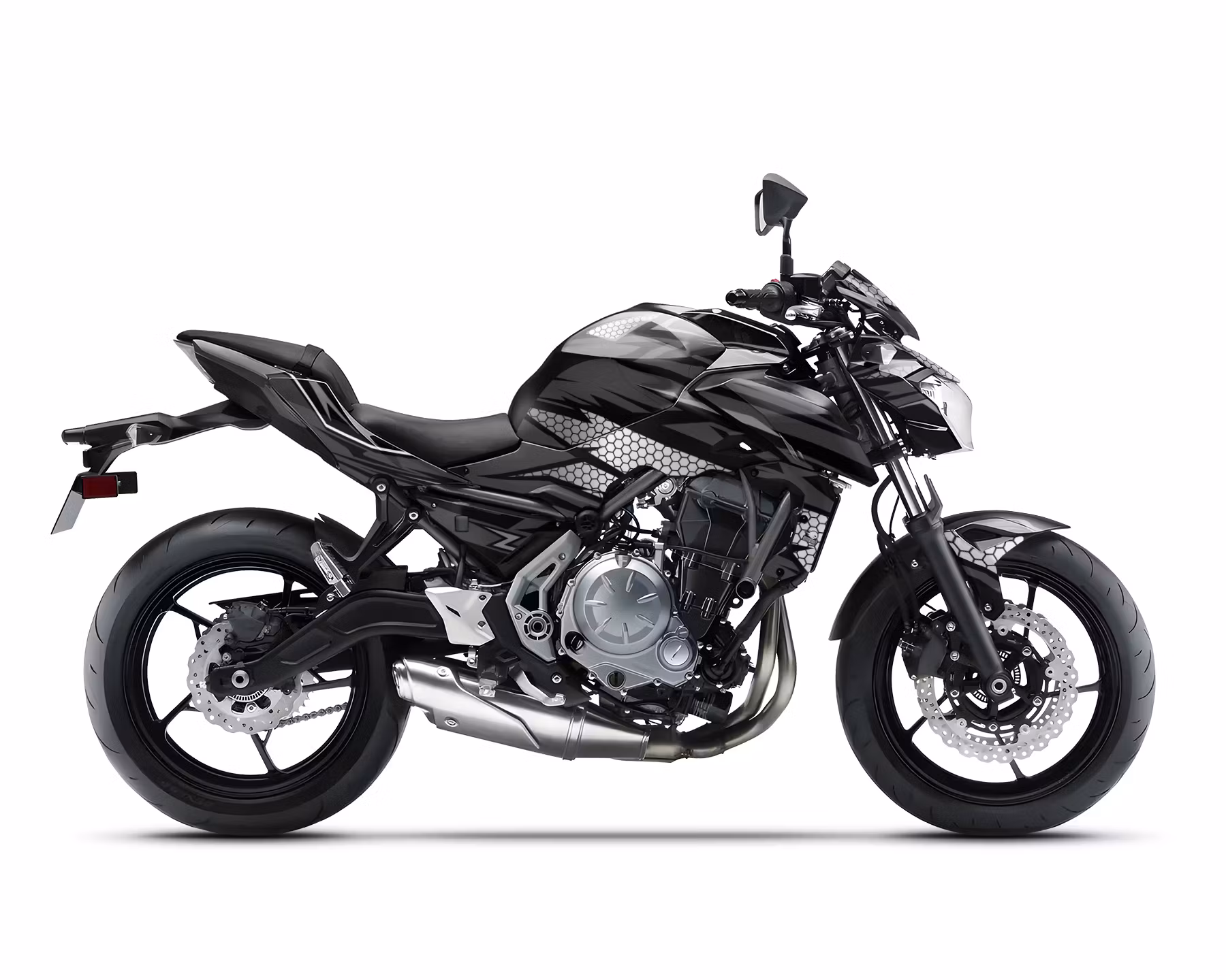 "Hexagon" Graphics - Fits Z650