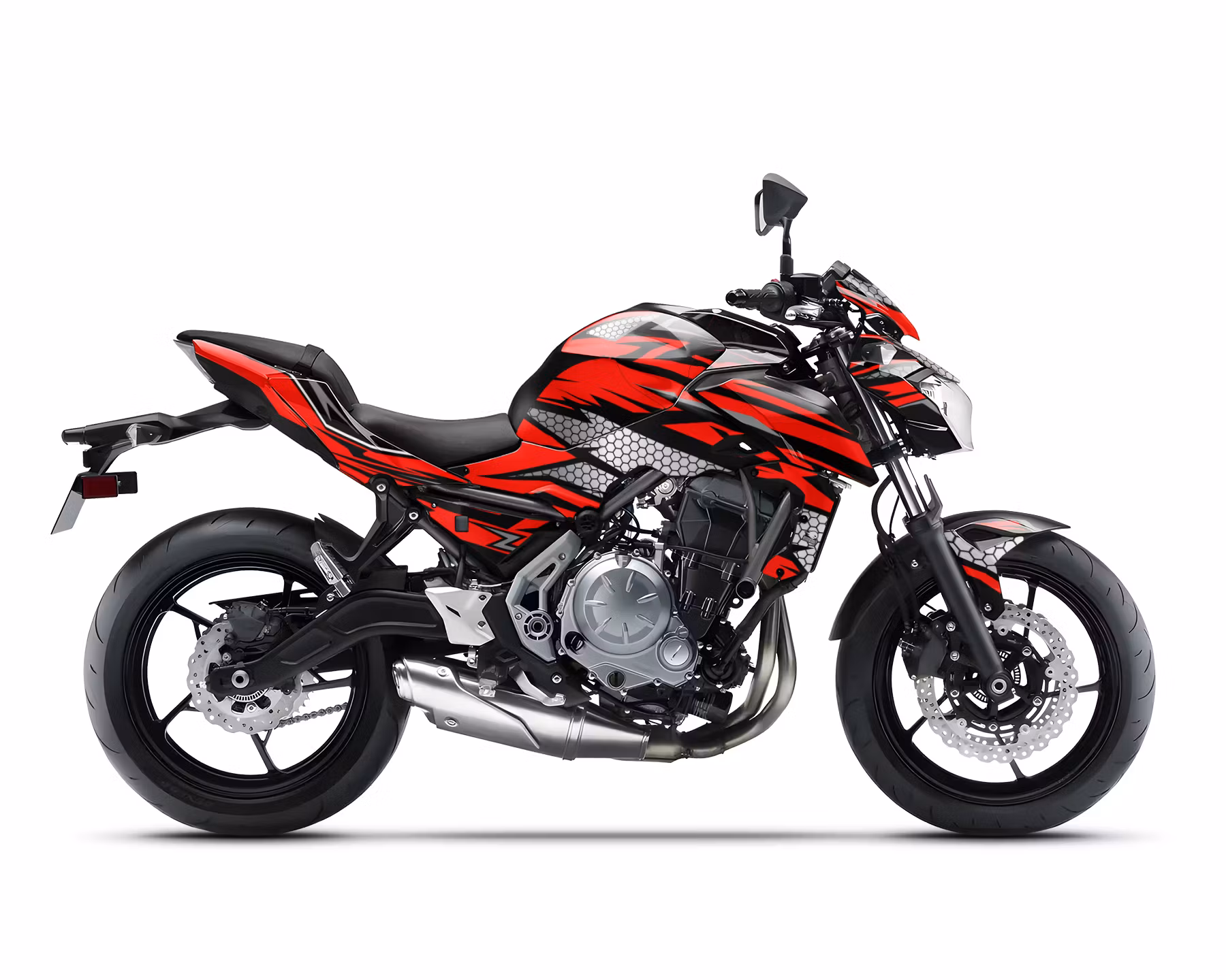 "Hexagon" Graphics - Fits Z650