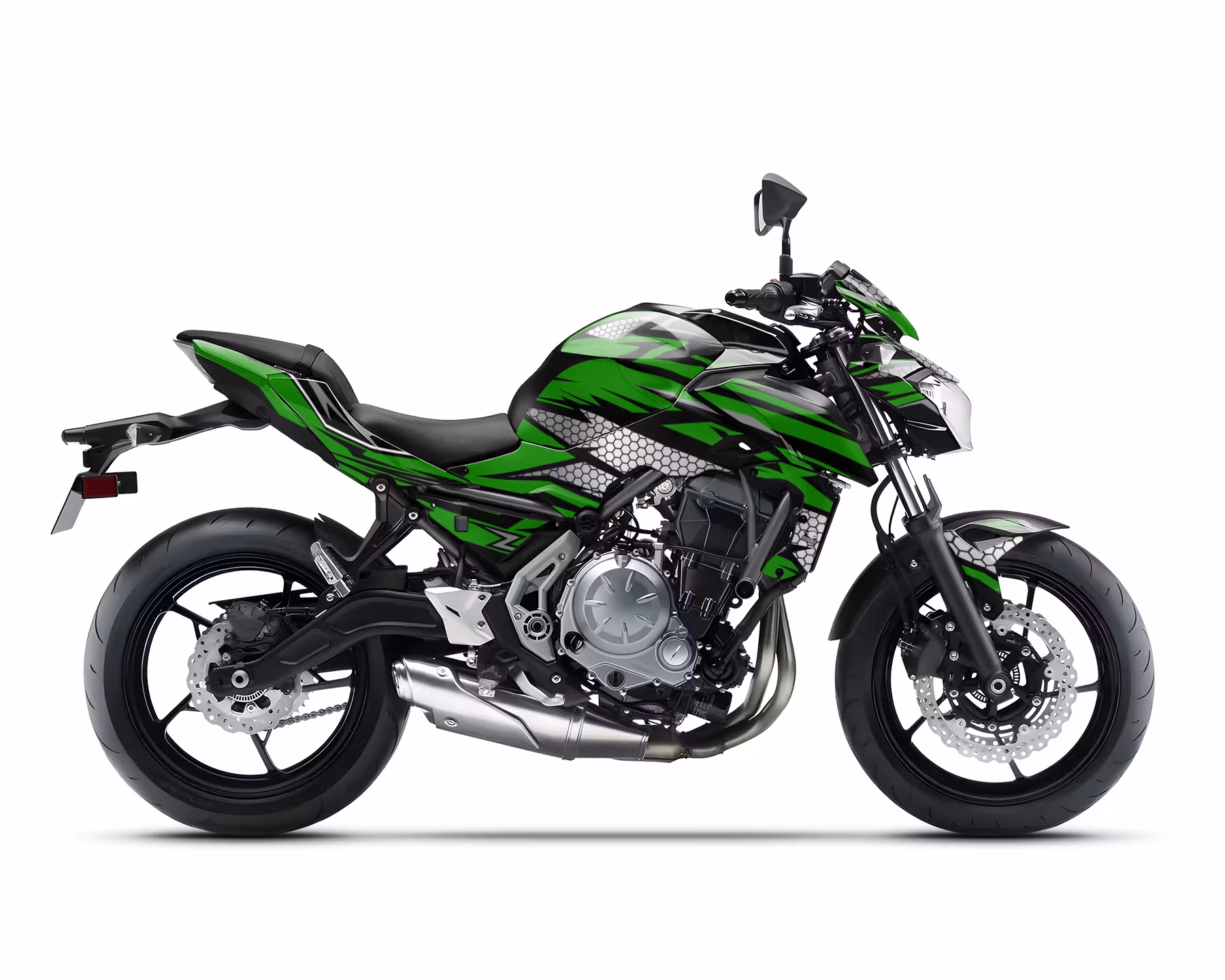 "Hexagon" Graphics - Fits Z650