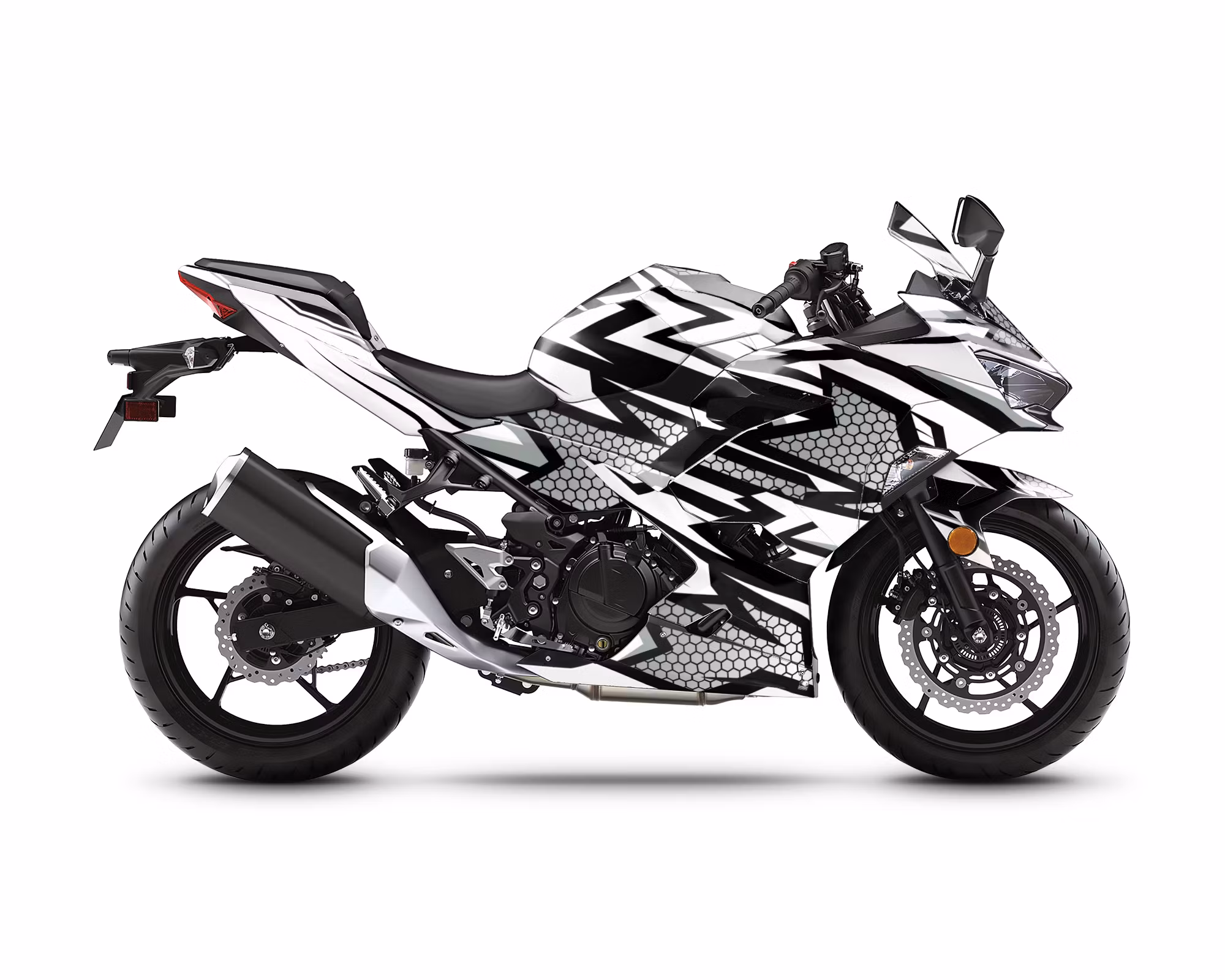 "Hexagon" Graphiques - Pour Ninja 400