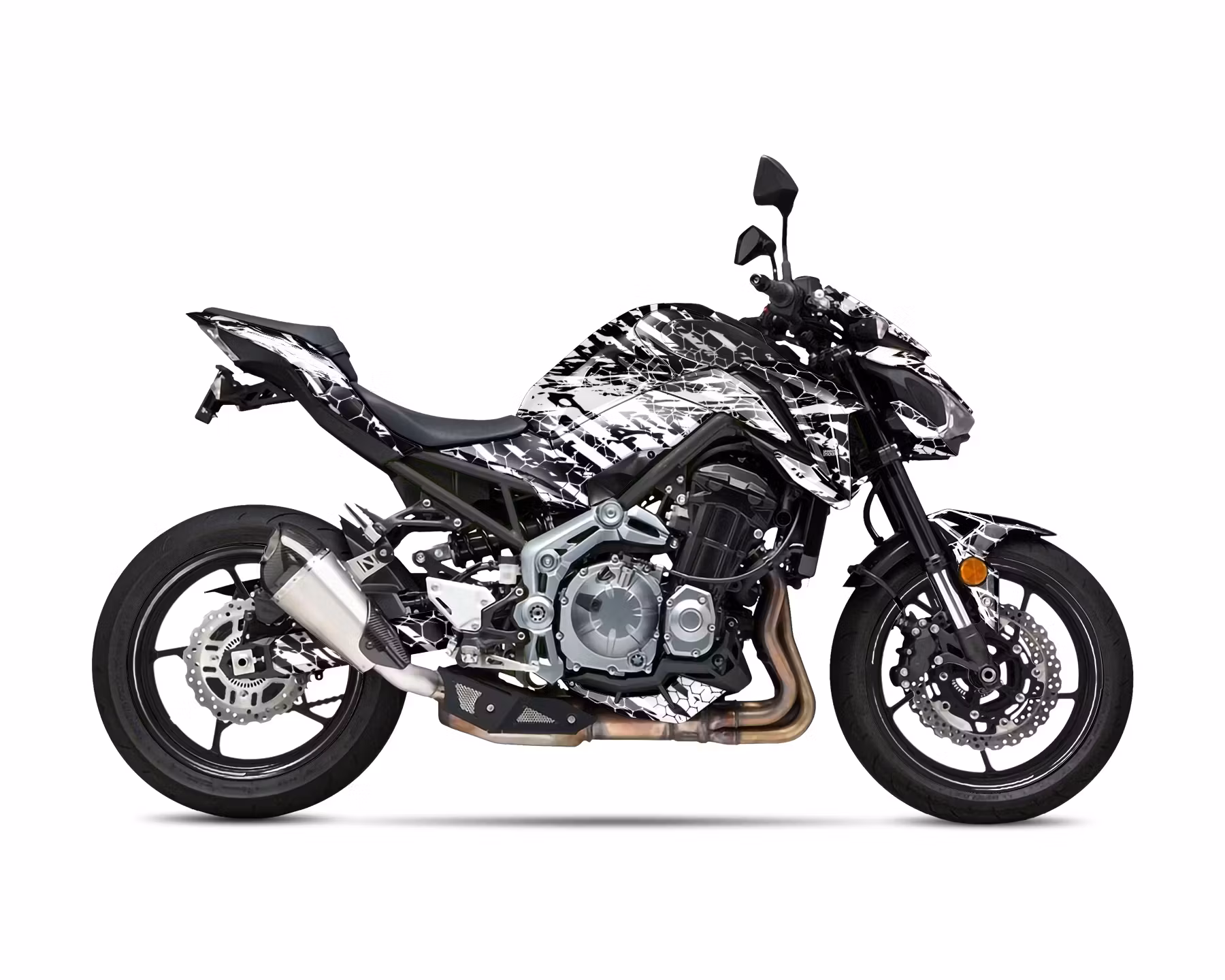 "Riot" Street Bike Graphics - Design on Demand