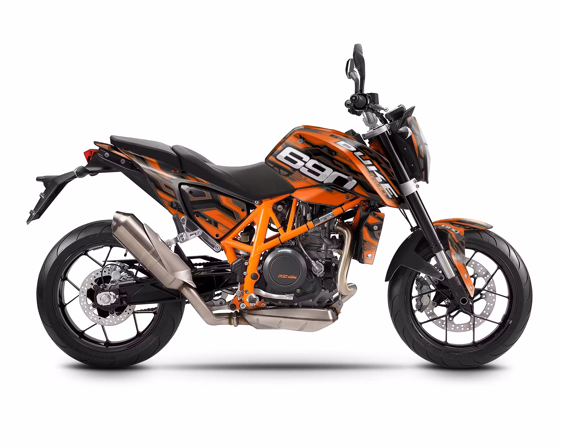 "Cyborg" Street Bike Graphics - Design on Demand