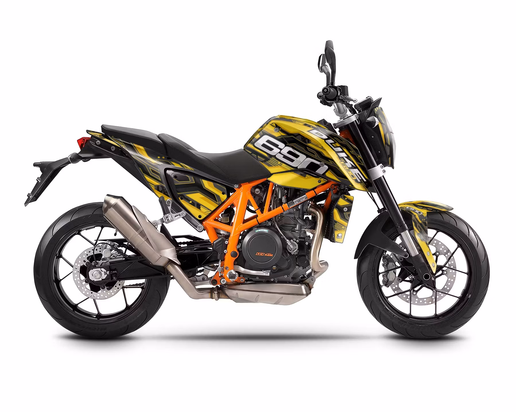 "Cyborg" Street Bike Graphics - Design on Demand