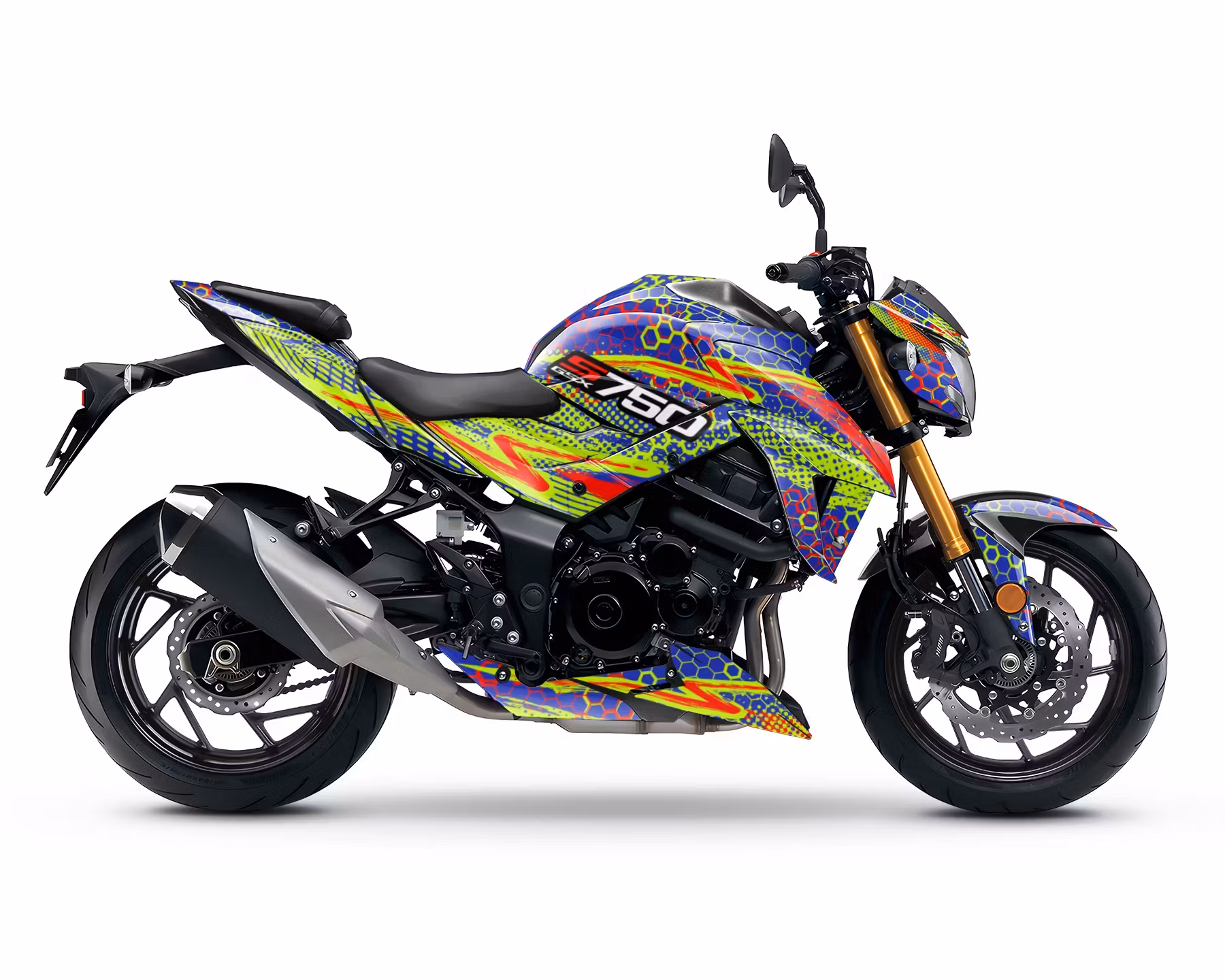 "Barricade" Street Bike Graphics - Design on Demand