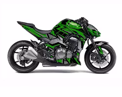 "Hexagon" Street Bike Graphics - Design on Demand