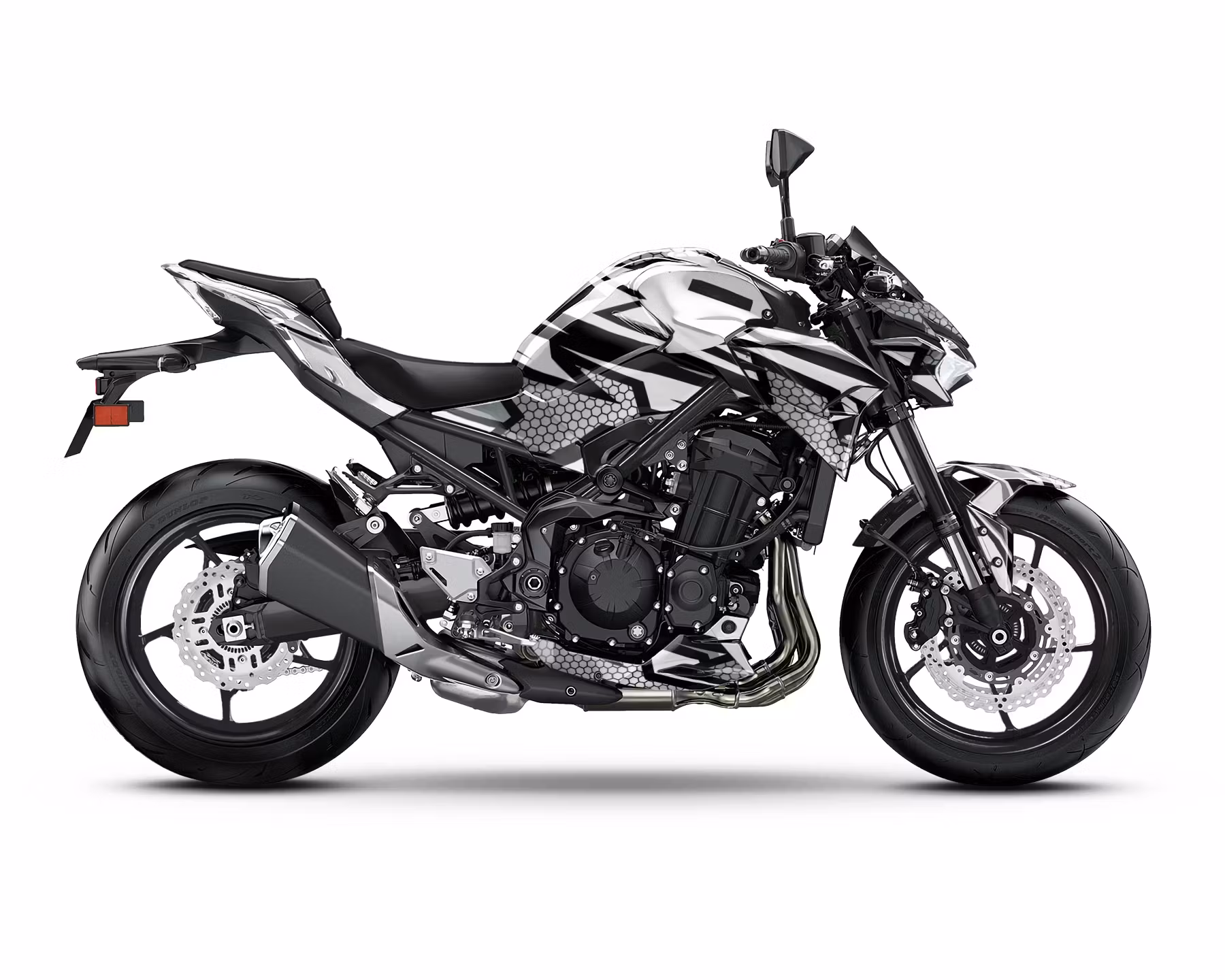 "Hexagon" Street Bike Graphics - Design on Demand